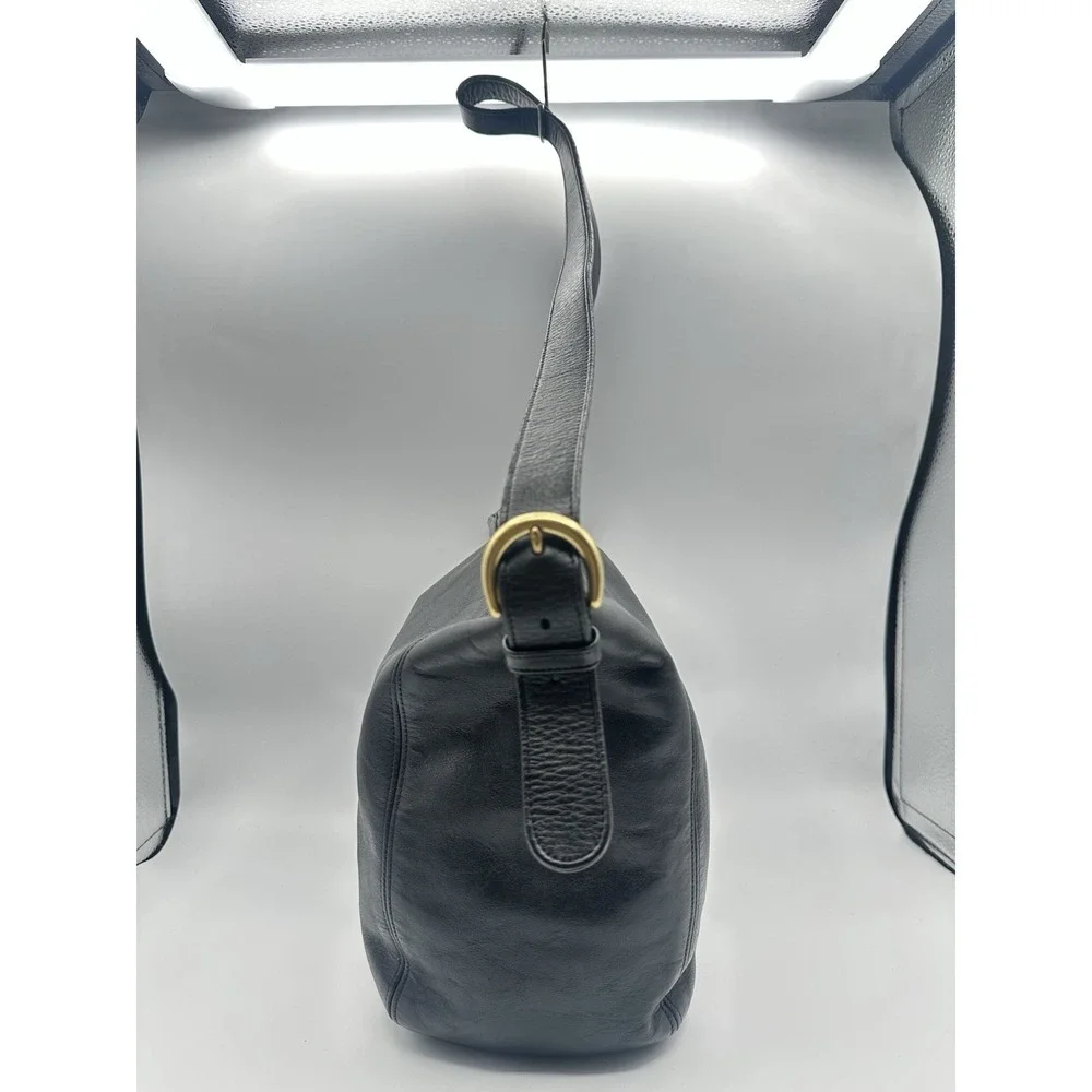Vintage Coach Monterey Hobo Bag 0343-210 Black Leather Shoulder Purse USA